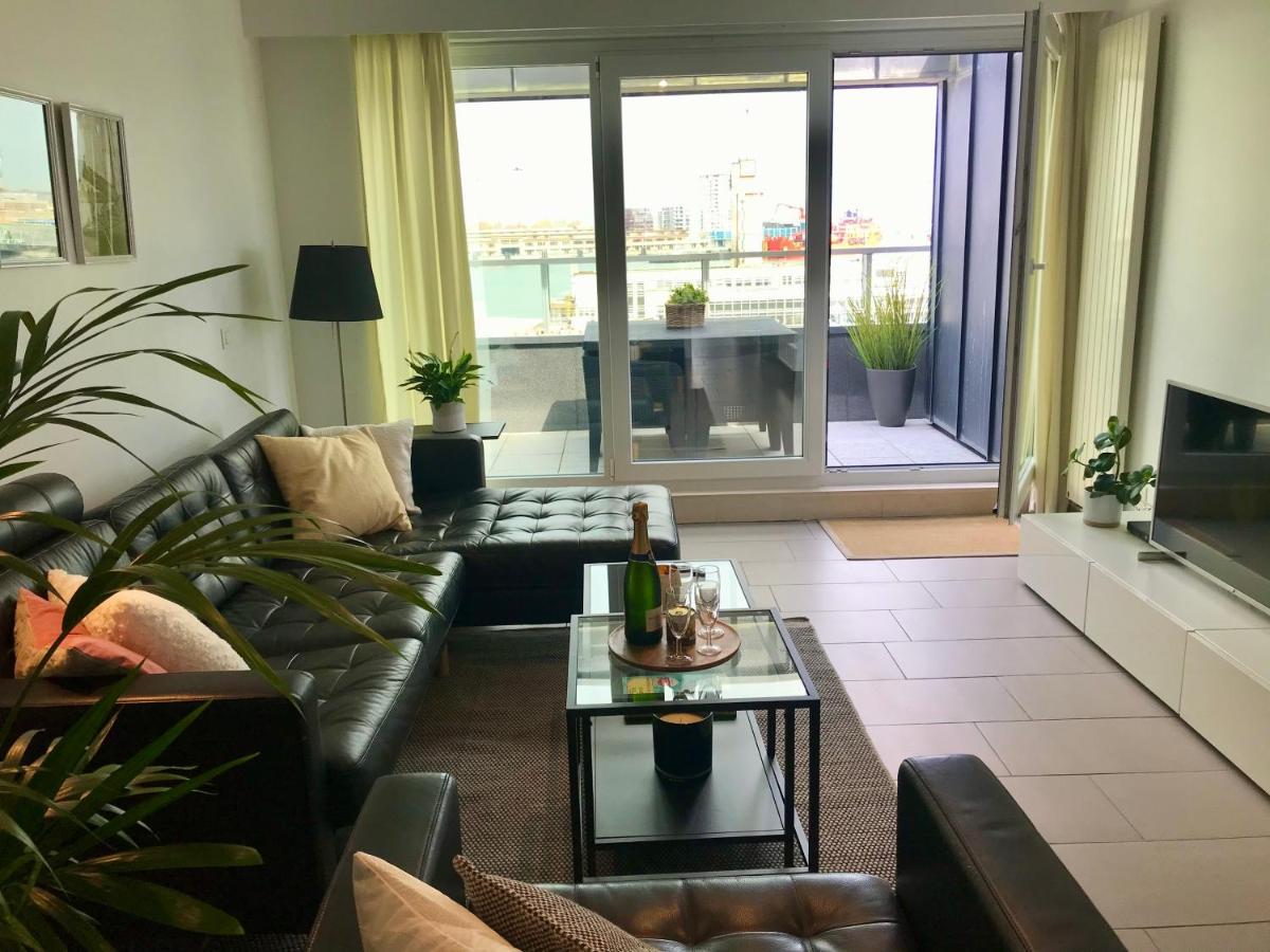 Appartement Cousteau - Terras, Zeezicht, Marina Ostend Exterior photo